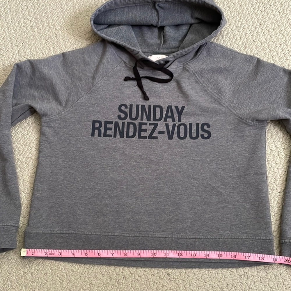 Aritzia Sunday best “Sunday rendez-vous” cropped hoodie - Picture 3 of 13